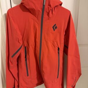Black Diamond Helio Shell Coral Women's Jacket Lightweight Backcountry Shell